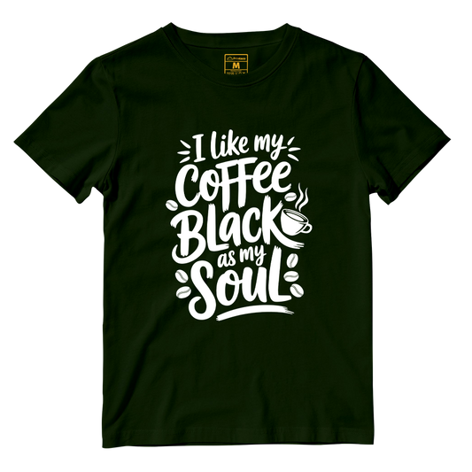 Cotton Shirt: Coffee Black