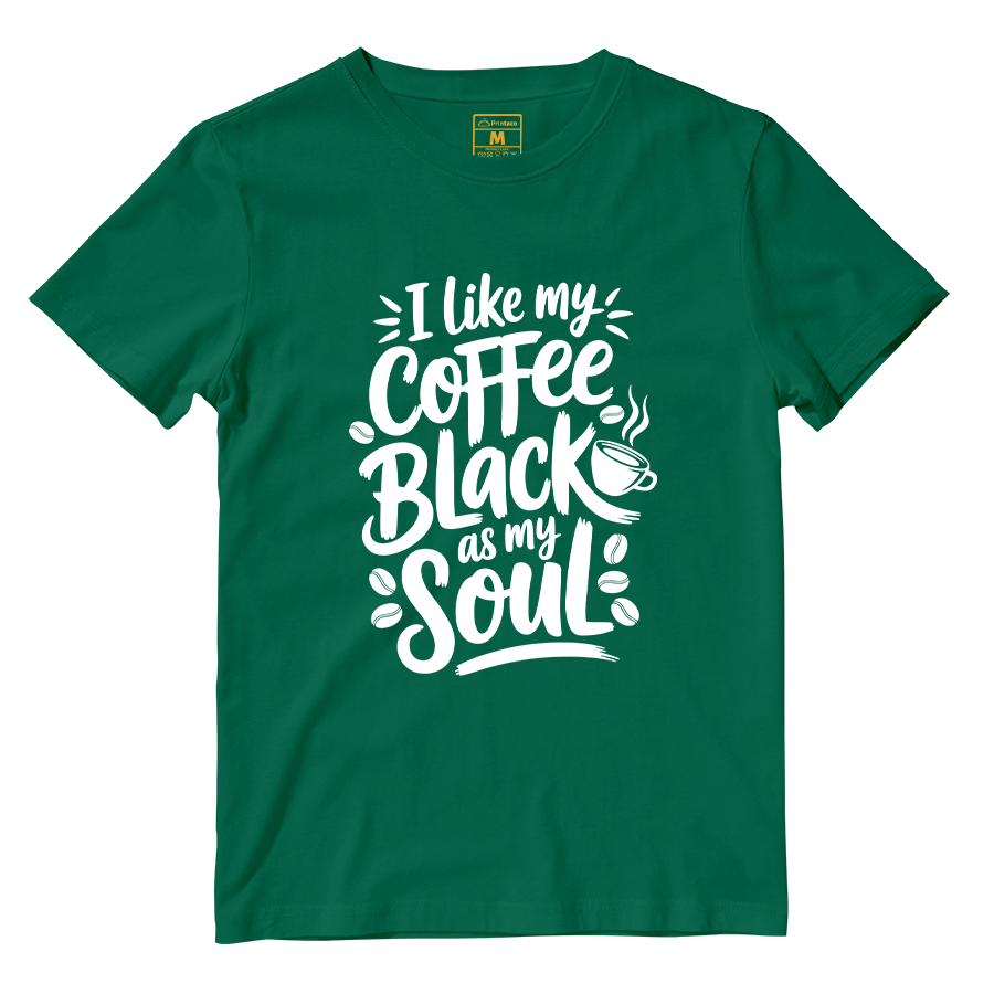 Cotton Shirt: Coffee Black
