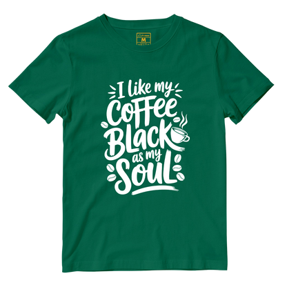 Cotton Shirt: Coffee Black