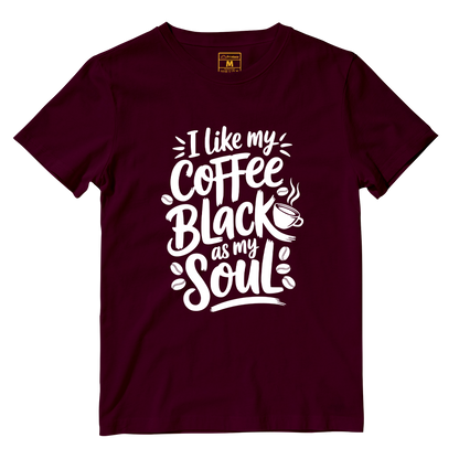 Cotton Shirt: Coffee Black