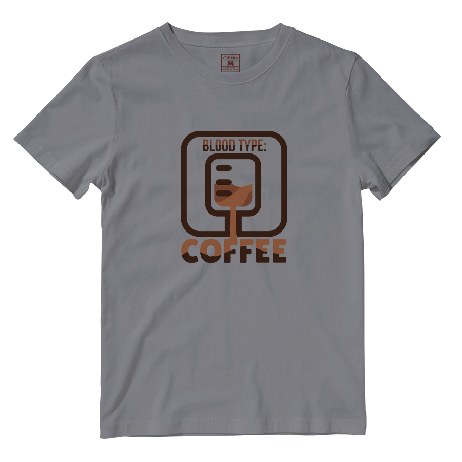 Cotton Shirt: Coffee Blood Type