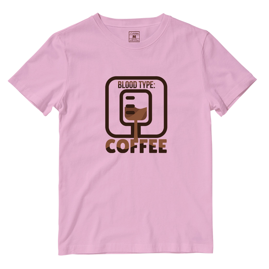 Cotton Shirt: Coffee Blood Type