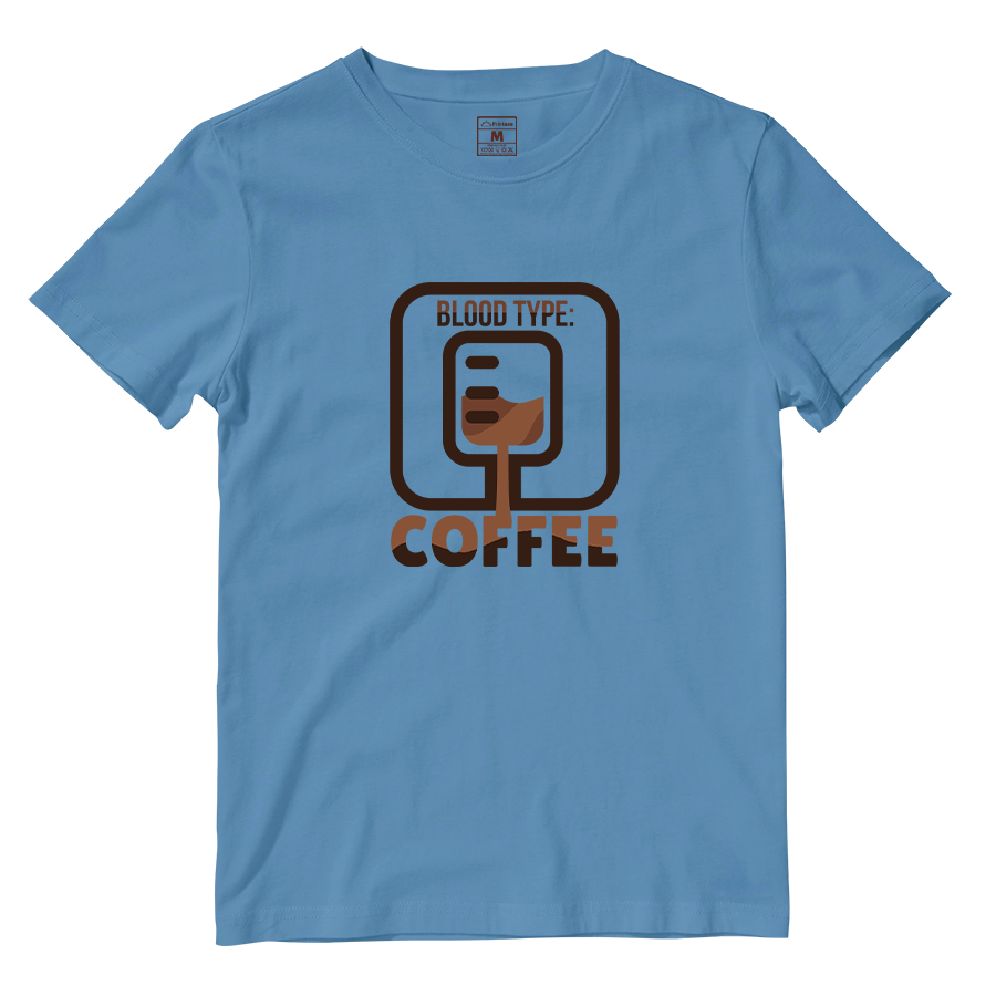 Cotton Shirt: Coffee Blood Type