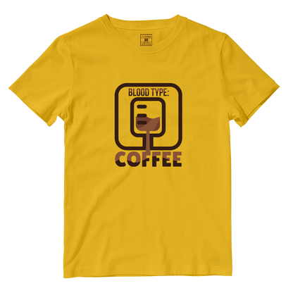 Cotton Shirt: Coffee Blood Type