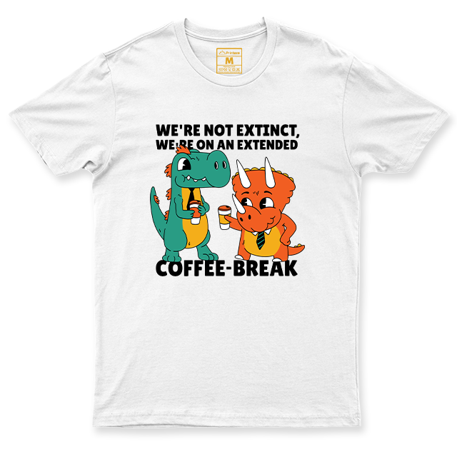 C.Spandex Shirt: Dino Coffee Break