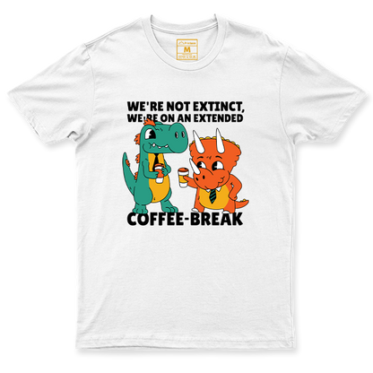 C.Spandex Shirt: Dino Coffee Break