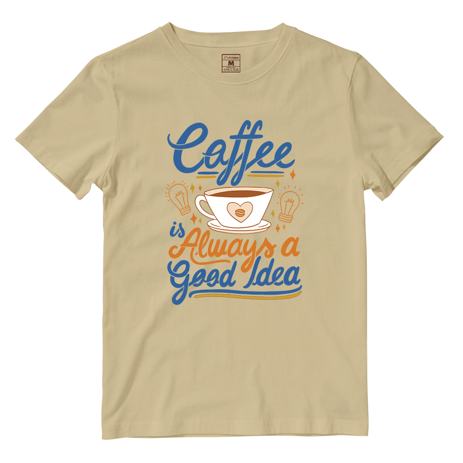 Cotton Shirt: Coffee Enthusiast