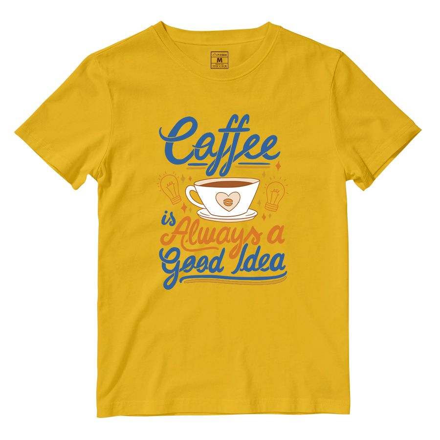 Cotton Shirt: Coffee Enthusiast