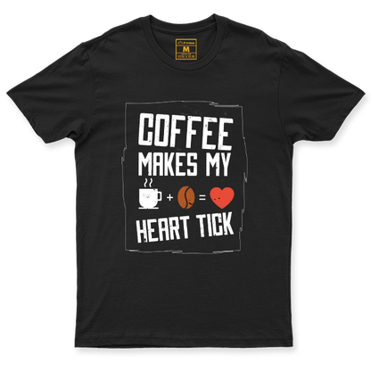 C.Spandex Shirt: Coffee Heart Tick