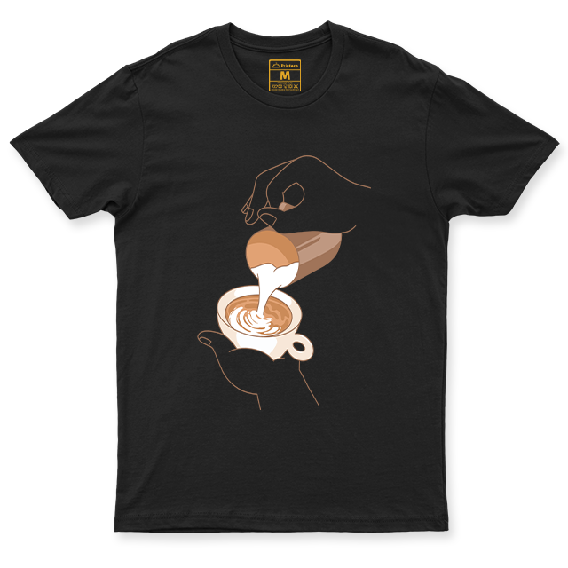 C.Spandex Shirt: Coffee Latte Art