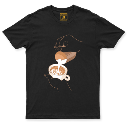 C.Spandex Shirt: Coffee Latte Art