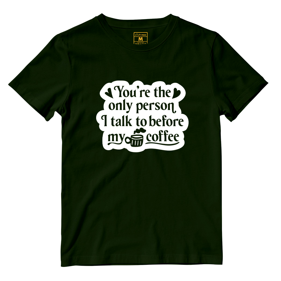 Cotton Shirt: Coffee Love