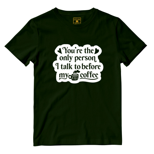 Cotton Shirt: Coffee Love