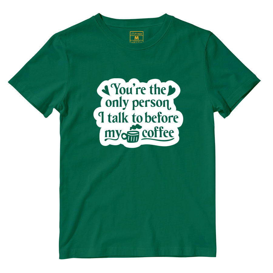 Cotton Shirt: Coffee Love