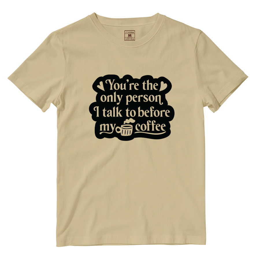 Cotton Shirt: Coffee Love