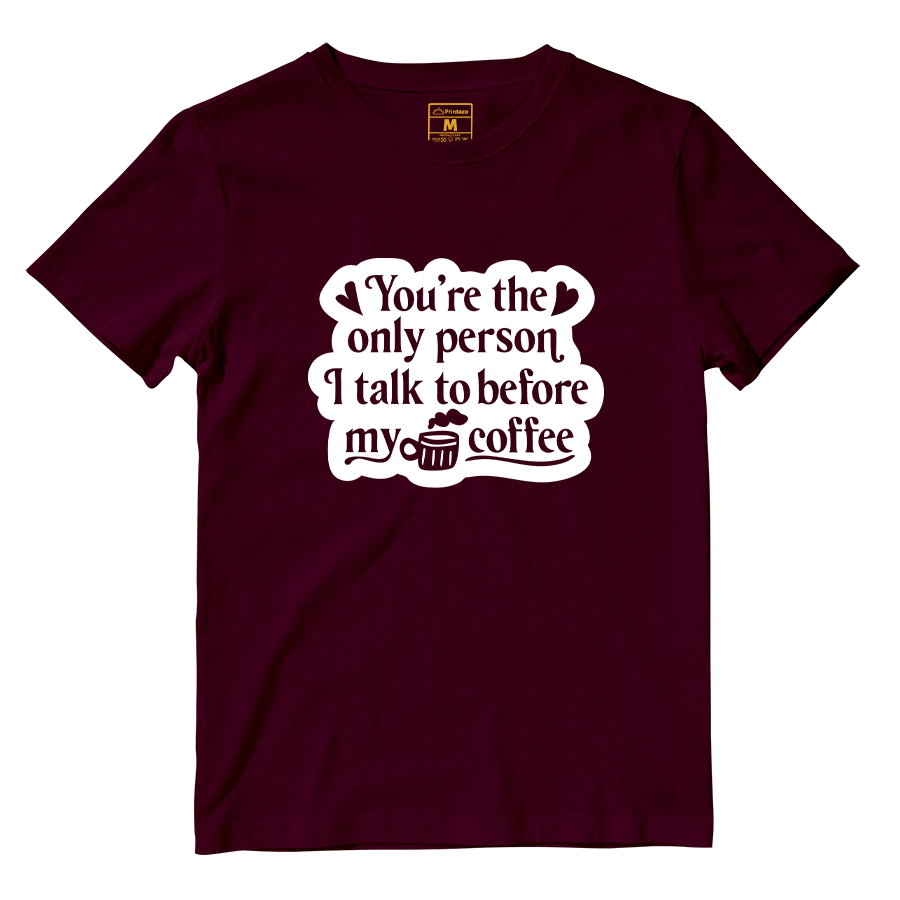 Cotton Shirt: Coffee Love