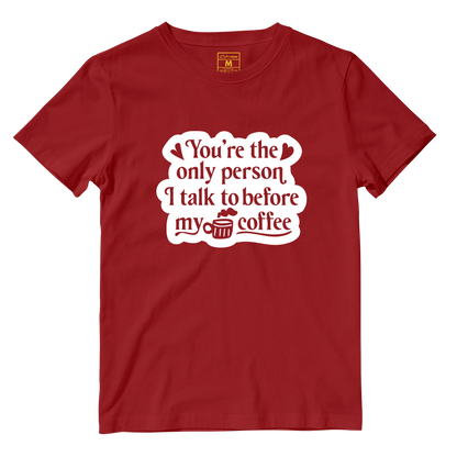 Cotton Shirt: Coffee Love