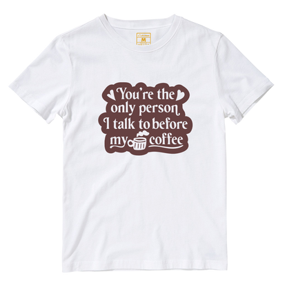 Cotton Shirt: Coffee Love