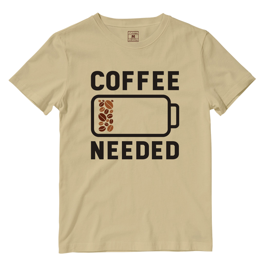 Cotton Shirt: Coffee Needed