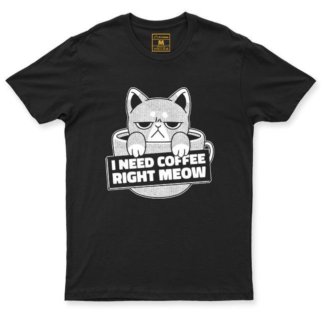 C.Spandex Shirt: Coffee Right Meow