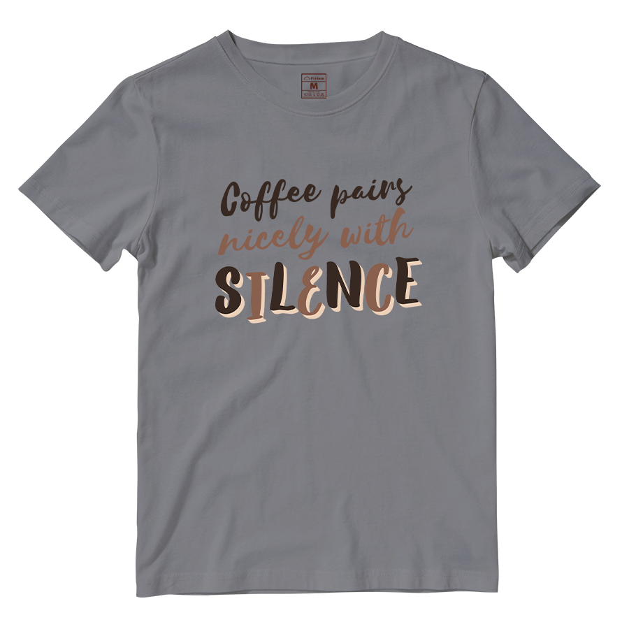 Cotton Shirt: Coffee Silence