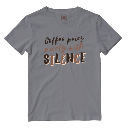 Cotton Shirt: Coffee Silence