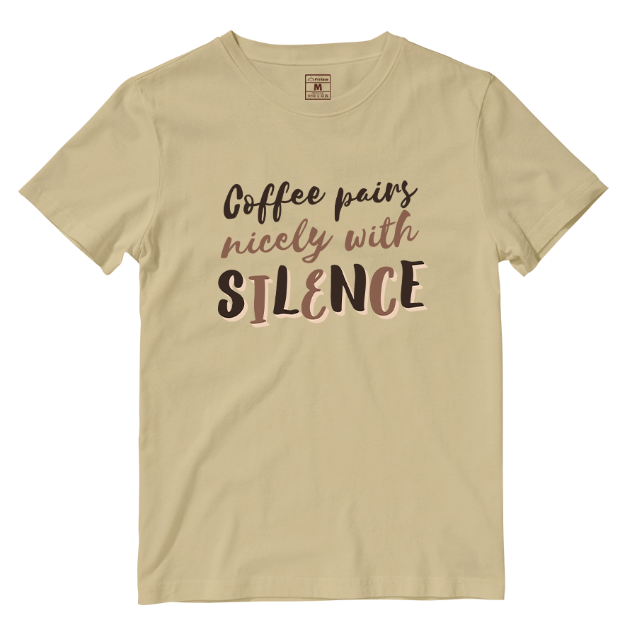 Cotton Shirt: Coffee Silence