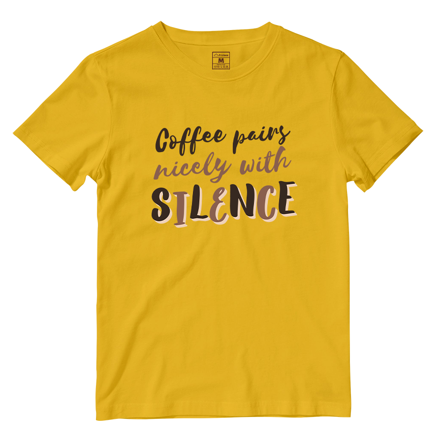 Cotton Shirt: Coffee Silence