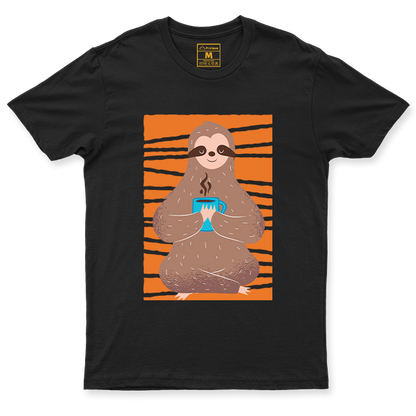 C.Spandex Shirt: Coffee Sloth