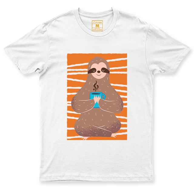 C.Spandex Shirt: Coffee Sloth