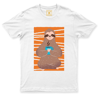 C.Spandex Shirt: Coffee Sloth