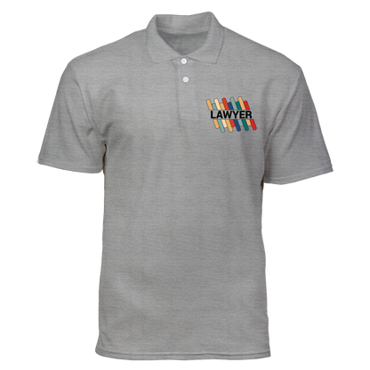 Cotton Polo Shirt: Colorful Lawyer Pocket