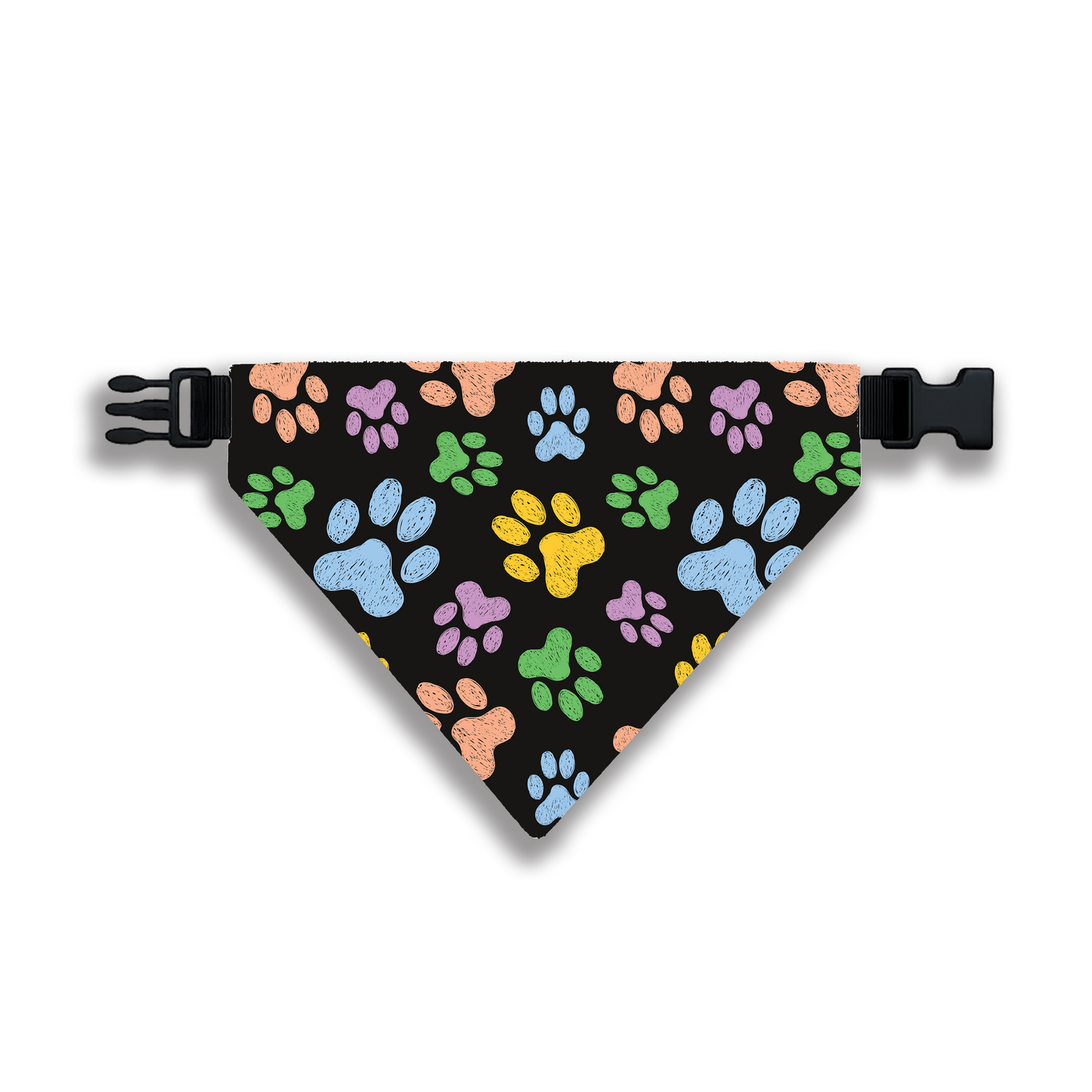 Pet Bandana: Colorful Paws