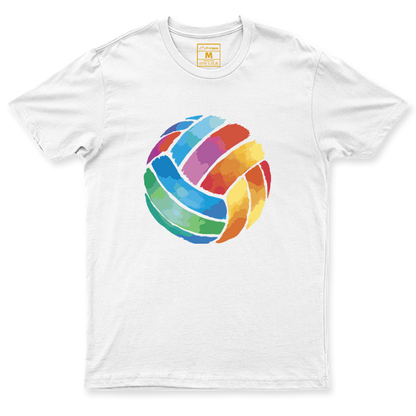 Drifit Shirt: Colorful Volleyball