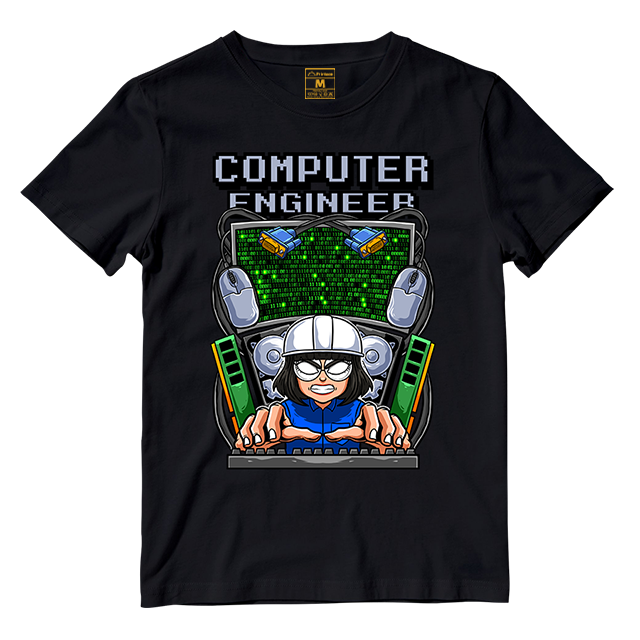 Cotton Shirt: Computer Engineer Female