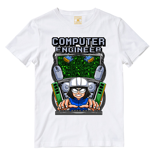 Cotton Shirt: Computer Engineer Female