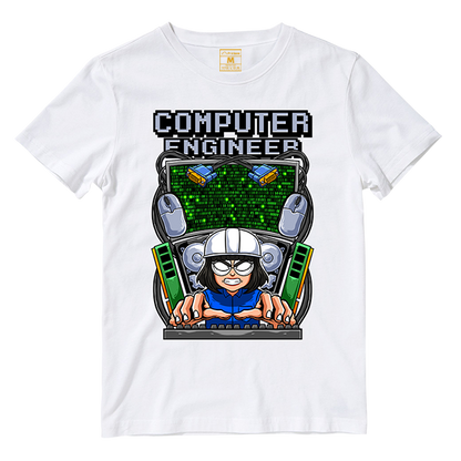 Cotton Shirt: Computer Engineer Female