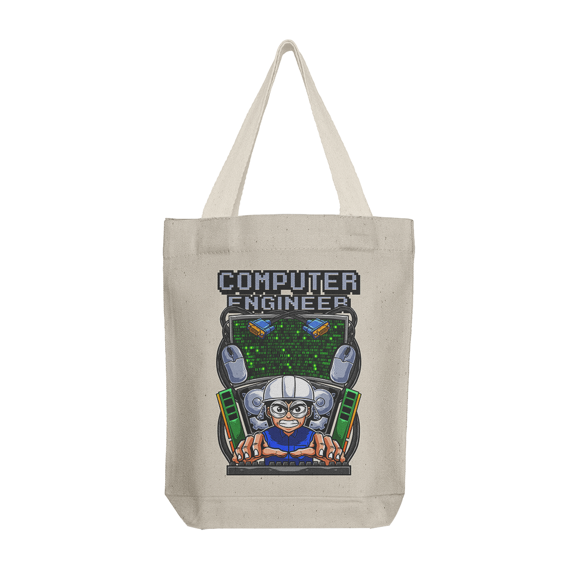 Tote Bag: Computer Engineer Male