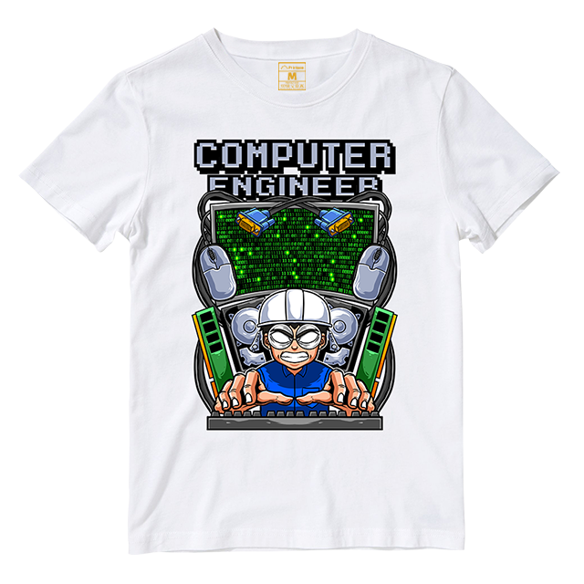 Cotton Shirt: Computer Engineer Male