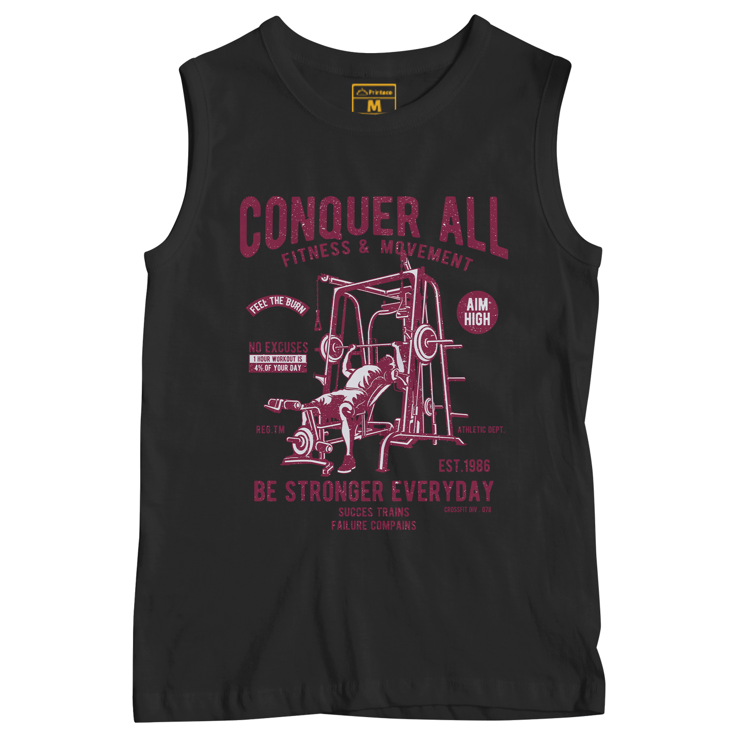 Sleeveless Drifit Shirt: Conquer All