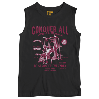 Sleeveless Drifit Shirt: Conquer All