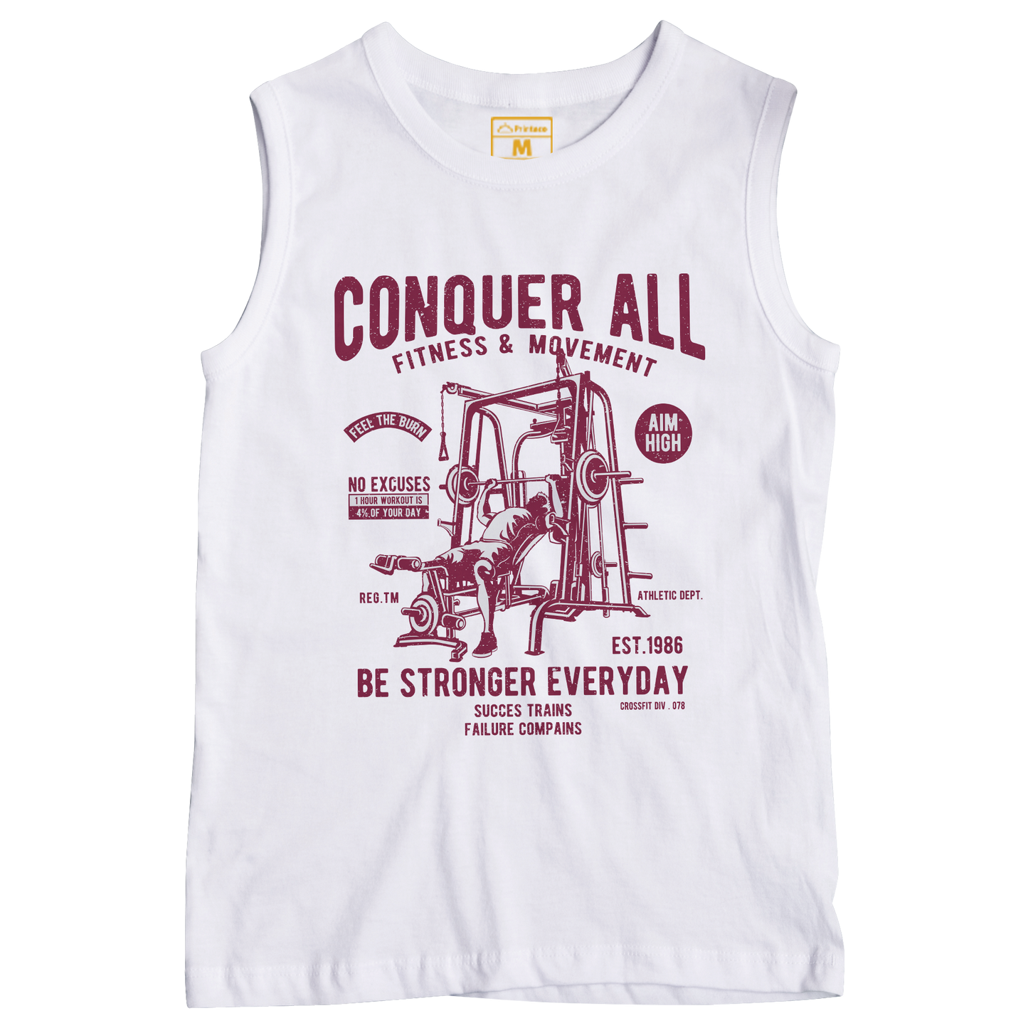 Sleeveless Drifit Shirt: Conquer All