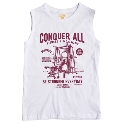 Sleeveless Drifit Shirt: Conquer All