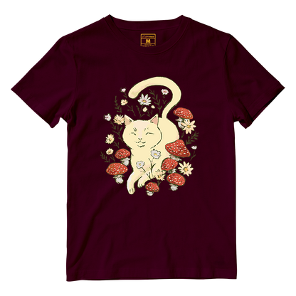 Cotton Shirt: Cottagecore Cat