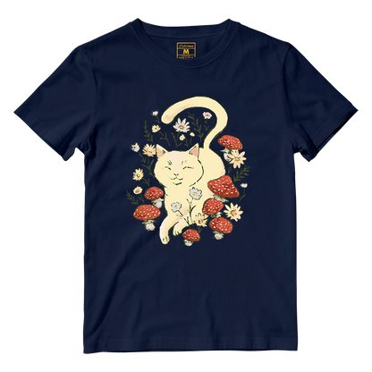 Cotton Shirt: Cottagecore Cat
