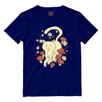 Cotton Shirt: Cottagecore Cat