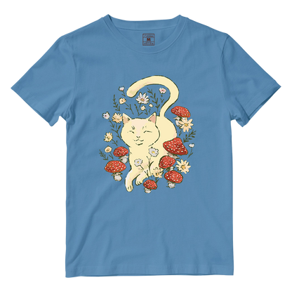 Cotton Shirt: Cottagecore Cat