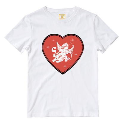 Cotton Shirt: Cupid Heart