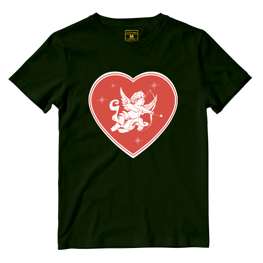 Cotton Shirt: Cupid Heart