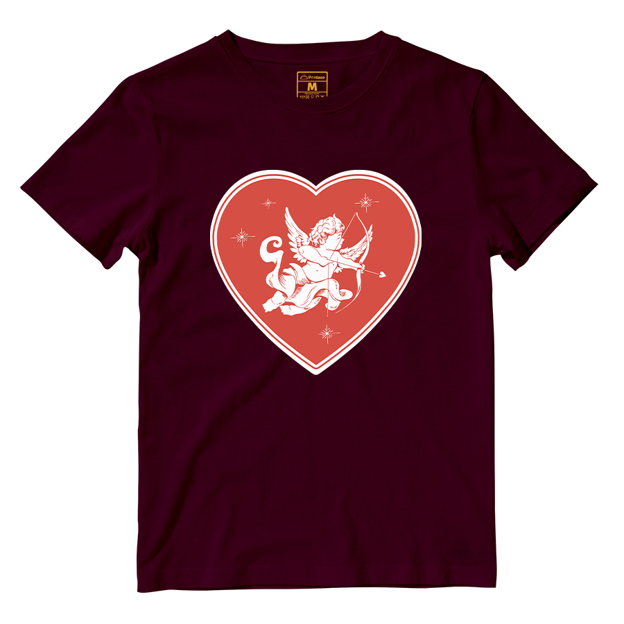 Cotton Shirt: Cupid Heart